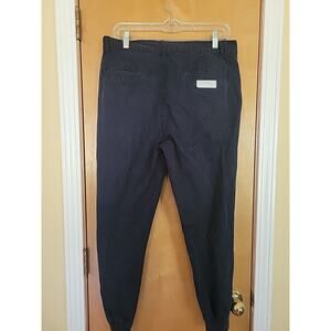 Fingercroxx Black Cotton Pants Men Size Large
